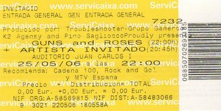 Guns and Roses - Juan Carlos I - Madrid 25.5.06